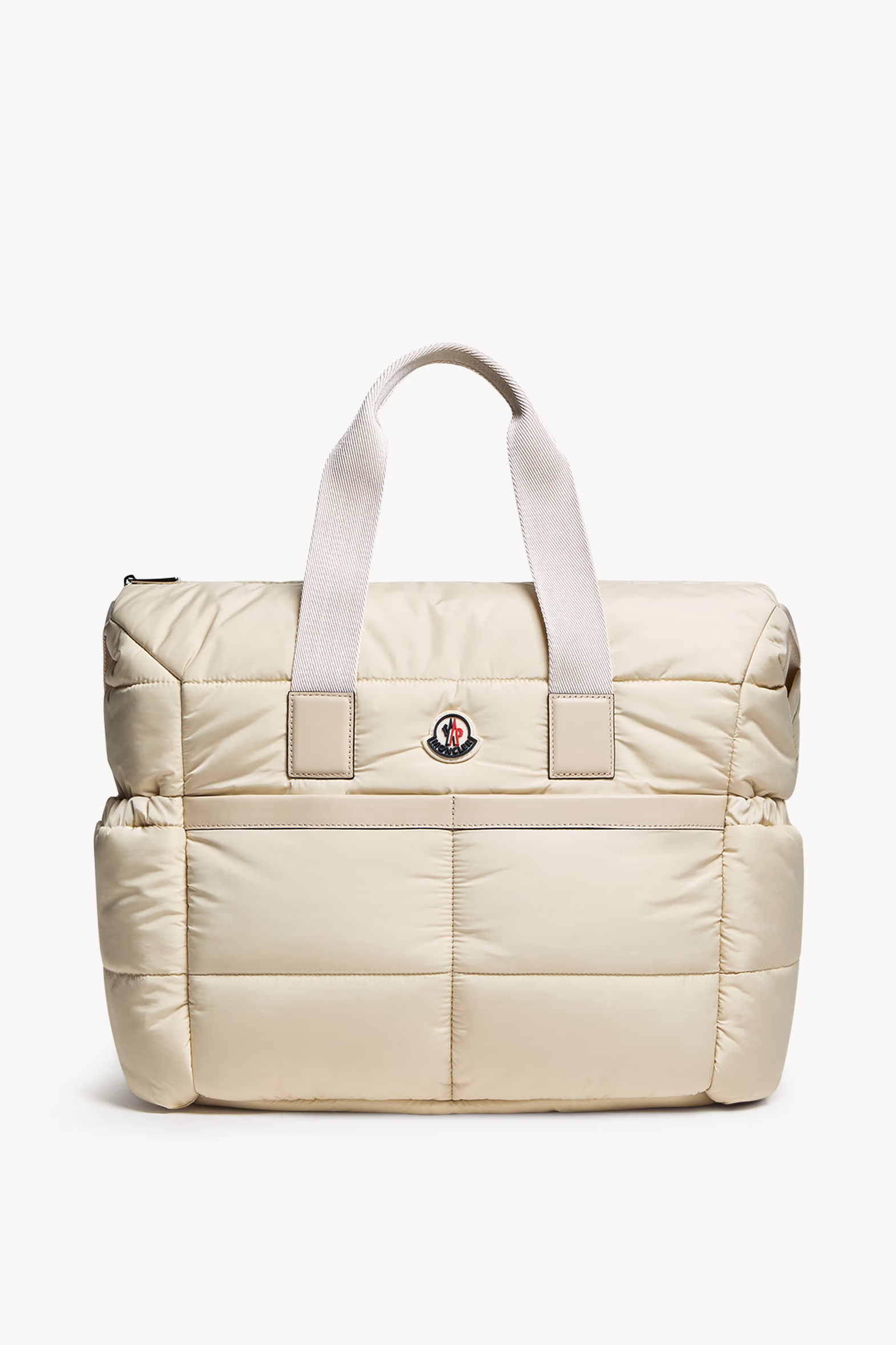 Nylon Diaper Bag Gender Neutral Light Beige Moncler 0
